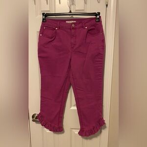 Women's Pink/Purple Jeans Cato Brand Size 12